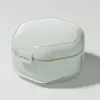 Caja para Brackets, Caja para Brackets Invisibles, Caja de Almacenamiento para Retenedor de Corrección Dental, Caja Portátil, Caja de Almacenamiento y Limpieza para Dentaduras