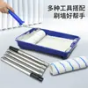 Ferramenta de Pintura e Escovação de Paredes Artefato Pincel de Tinta Rolo de Tinta Látex Pincel de Microfibra para Tinta Conjunto