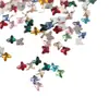 Decoraciones de Mariposa de Cristal Grandes y Pequeñas para Uñas Tendencia Súper Brillantes Coloridas Planas Mini Mariposas Pedrería para Uñas