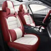 Nuevo Cojín de Asiento de Coche de Cuero Genuino de Comercio Exterior, Funda de Asiento de Coche, Cojín de Asiento de Coche de Cobertura Total para Todas las Estaciones, Fábrica Temu Amazon