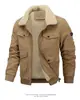 Chaqueta de pana transfronteriza AliExpress para hombre, chaqueta acolchada de algodón, abrigo de invierno grueso para hombre con forro polar de lana de cordero, abrigo de algodón nuevo