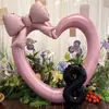 Nuevo Marco de Fotos de Amor Hueco de 40 pulgadas Globo de Película de Aluminio Decoración para Fiesta de Cumpleaños de Bebé Accesorios para Fotos de Boda