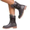 Dropshipping transfronterizo europeo y americano, talla 43, disponible en Amazon, se puede comprar al por mayor, botas nuevas de mujer para otoño 2025, venta al por mayor tallas grandes
