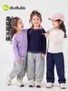 [100% Algodón] Camiseta de Niña Dudu Otoño Algodón Puro Manga Larga Top Infantil Ropa de Bebé