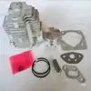Aplicable TU26/TL26/IE33F Motor de Gasolina Cortacésped Pulverizador Camisa de Cilindro Culata Conjunto de Pistón