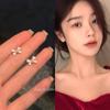 925 agulha de prata coreano francês temperamento brincos de pérola high-end brincos amor flor todos- brincos de jogo para as mulheres atacado