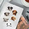 50 Pegatinas Creativas Lindas de Animales Gatos Dibujos Animados para DIY Cuaderno Equipaje Pegatinas Decorativas Impermeables Venta al por Mayor