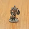 Cobre Branco Sólido Arthur Soldado Rei Modelo Lendário Brinquedo Presente para Meninos Personalidade Jogo de Tabuleiro Peça de Xadrez Enfeites Portátil