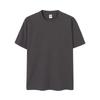 Camiseta regular de gola redonda em fio de spandex pesado 230g verão moda versátil