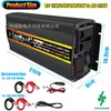 Inversor de onda senoidal pura CHAOMIN 12V a 220V/110V 500W/3000W Pantalla LED inteligente de visualización de voltaje