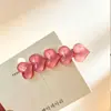 Presilha de Cabelo Coração Cristalina Novo Estilo Pequenas Presilhas de Cabelo Fofas Presilhas para Franja para Mulheres 2024 Novas Presilhas Laterais Acessórios de Cabelo