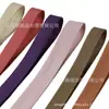 Venta al por mayor del fabricante Cinta de poliéster-algodón de colores engrosada de 2-5 cm con patrón de perlas, Cinta de algodón para llevar en la mano color blanco roto, Cinta de algodón negra