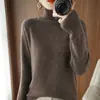 Suéter de Punto de Cuello Alto Nuevo para Mujer, Otoño/Invierno 2026, Grueso, Manga Larga Raglán, Holgado, Jersey