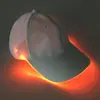 Gorra luminosa LED gorra de running luminosa de algodón puro con visera protección solar para exteriores gorra de béisbol para alpinismo a prueba de sol LOGO