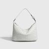 Bolso de Hombro Tejido Calado Versátil Bolso de Mano de Hombro a la Moda Bolso Cruzado de Gran Capacidad Bolso Sobaco Bolso Tejido