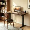 Escritorio Eléctrico Inteligente de Elevación Madera Maciza Oficina en Casa Escritorio para Computadora Estación de Trabajo de Pie Escritorio de Estudio para Estudiantes