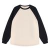 Camiseta holgada de manga larga con cuello redondo para hombre, estilo Hong Kong, otoño 2024, a juego, estilo juvenil, informal, deportiva