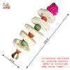 Brinquedos de bucha dentes de estimação fio papagaio hamster chinchila coelho limpeza produtos para odor bucal brinquedos de gaiola