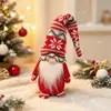 Nuevos Suministros Decorativos Navideños sin Rostro para Ancianos Muñeca sin Rostro Muñeca Estilo Europeo y Americano Lana Decoraciones de Ventana para Ancianos