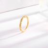 Anillo Bauhinia Simple Estilo Nuevo para Mujer Celebridad de Internet Anillo de Temperamento de Gama Alta Anillo de Pareja Accesorios de Moda Románticos