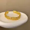 Serie Costera Inspirada en Vacaciones Estilo Francés, Pulsera y Anillo Trenzados de Metal de Alta Resistencia, Ajustable, Sencillo, Versátil, Pulsera de Moda