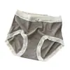 Falda Xiaolan R086 Hilo acanalado en tonos tierra suaves Algodón Grado A Apto para la piel Suave y liso Ropa interior para mujer Alta elasticidad Transpirable