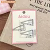 Novo prendedor de cabelo de bolinhas com estrela da moda, feminino e moderno, presilha personalizada para franja, presilha lateral simples, doce acessório de cabelo
