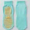 Meias Antiderrapantes para Trampolim Infantil, Meias de Chão Pontilhadas, Meias para Playground de Bebê, Caminhada Educacional Inicial, Meias de Yoga para Adultos Indoor
