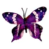 Cabeza de Flor de Mariposa de Goma Suave de Plástico, Decoración del Hogar con Flores Artificiales, Arreglo de Boda, Adornos al por Mayor, Decoración de Mesa para Exteriores
