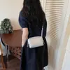 Bolsa Tecida Super Quente Versátil Feminina 2026 Novo Estilo Fashionável Popular Bolsa de Ombro Único Transversal Mini Bolsa Quadrada Exquisita