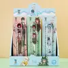 Regla de Arena Líquida con Aceite de Ensueño para Estudiantes de Primaria, Regla Plegable Específica, Corazón Girly de Dibujos Animados Lindos, Regla de Cuadrícula Engrosada Súper Adorable