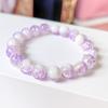 Nuevo Pulsera de Glaseado de Cubierta de Leche Degradado Elegante Simple Macarrón Perla de 10 mm Helado Palomitas de Maíz Pulsera de Hielo