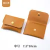 Bolsa de Joias Couro PU Joias Bolsa de Joias Bolsas com Botões Bolso para Colar Anel Cabeça de Joia Bolsa de Armazenamento de Moedas