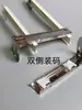Código de Instalação de Trilho de Cortina Suporte de Aço Inoxidável Trilho Único Trilho Duplo Trilho Triplo Suporte de Fivela Fixa Acessórios