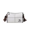 2026 Nova Bolsa Feminina Transfronteiriça Europeia e Americana Retrô Couro Macio Alça Larga Bolsa Almofada Casual Moda Comutadora Ombro Transversal