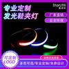 Luz Clip Luminosa para Tênis de Corrida Noturna ao Ar Livre Luz LED para Cadarço Fluorescente Acessórios USB Luz Clip Refletora para Tênis Luz Clip para Tênis Esportivo
