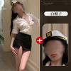 Talla grande lencería sexy sexy escote profundo juego de roles falda de cadera cama uniforme de policía azafata policía instructora