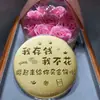 Concha de Agua Oro Puro 999 Serie de Monedas Grandes Adorno de Fortuna Artesanía Chapada en Oro para Regalos Navideños Venta al por Mayor