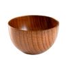 Tazón de madera de azufaifo estilo japonés Tazón para fideos Tazón para sopa Juego de vajilla para el hogar Tazón de madera para niños Tazón para comida de bebé Tazón para ensalada/fruta