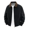 Chaqueta de trabajo retro para hombre, nuevo estilo primavera/otoño, abrigo casual holgado, top moderno y versátil