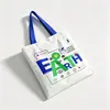 Bolsa de Hombro Directa de Fábrica Bolso de Mano de Lona Personalizado Estampado de LOGOTIPO Regalos Corporativos Bolsa Publicitaria Personalización de Lotes Pequeños