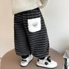 Pantalones de Forro Polar para Niña Otoño e Invierno 2025 Nuevos Pantalones Casuales Engrosados para Bebé Estilo Infantil de Invierno Pantalones Linterna