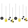 Faixa de Decoração de Aniversário Tema Fitness Transfronteiriço Preto Dourado Pingente de Academia Bandeira de Decoração de Festa de Aniversário e Flor