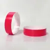 Pulseras Desechables de Papel Sintético, Antifalsificación, Impermeables, Resistentes al Desvanecimiento, Bandas de Identificación para Entrada, Disponibles en Stock, Personalizables, Portátiles
