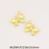 Acessórios de joalheria de liga diy pingente oco de libélula borboleta pulseira colar brincos material decorativo pingente