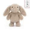 Pelúcia de Coelho Floral Coelho de Orelhas Caídas Fofo Boneca Companheiro Infantil Presente Boneca de Lançar para Casamento