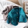 Cardigan Longo Infantil Estilo Western Soltinho Outono Masculino e Feminino Algodão Bebê Casual Top Jaqueta