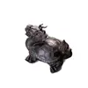 Grande Ornamento de Animal de Estimação de Chá Tartaruga Dragão de Argila Roxa, Criativo e Exquisito, Atrai Riqueza, Pode Ser Usado como um Sapo Dourado de Três Pernas, Brinquedo de Chá, Bandeja de Chá e Decoração de Mesa