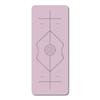 Esterilla de yoga de goma PU transfronteriza, antideslizante, para fitness en casa, para estudio de yoga, con línea de posición, esterilla de yoga Tyrant, entrega gratuita