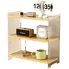Estantería de Escritorio Estantería de Libros Organizador de Cocina Multicapa Mesa de Comedor Pequeña Estante de Almacenamiento Simple Estante de Exhibición Artefacto Transfronterizo